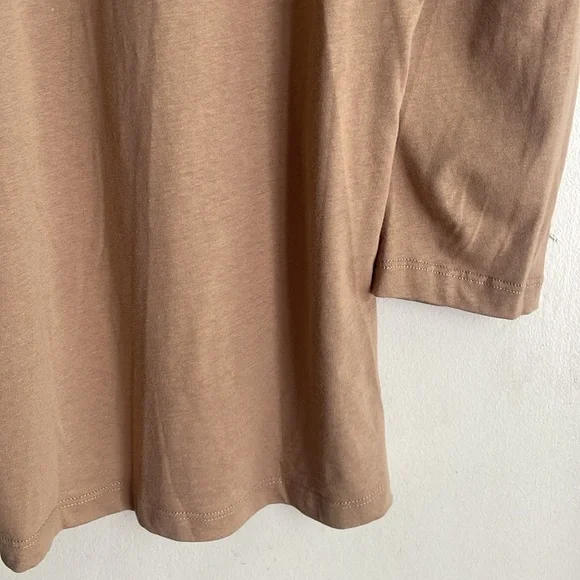 Tuckernuck Pomander Tan Vesty Long Puff Sleeve Crewneck Top - Picture 12 of 16